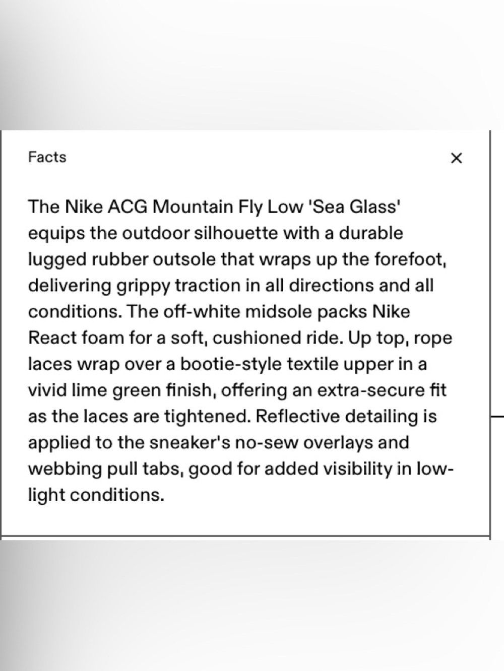 Nike ACG Mountain Fly Low ‘Sea Glass’, 9.5M - Picture 7 of 15